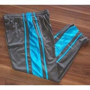 NBN Gear Charcoal Gray w Blue  Active Drawstring Sweatpants Men Size 2 XL NEW